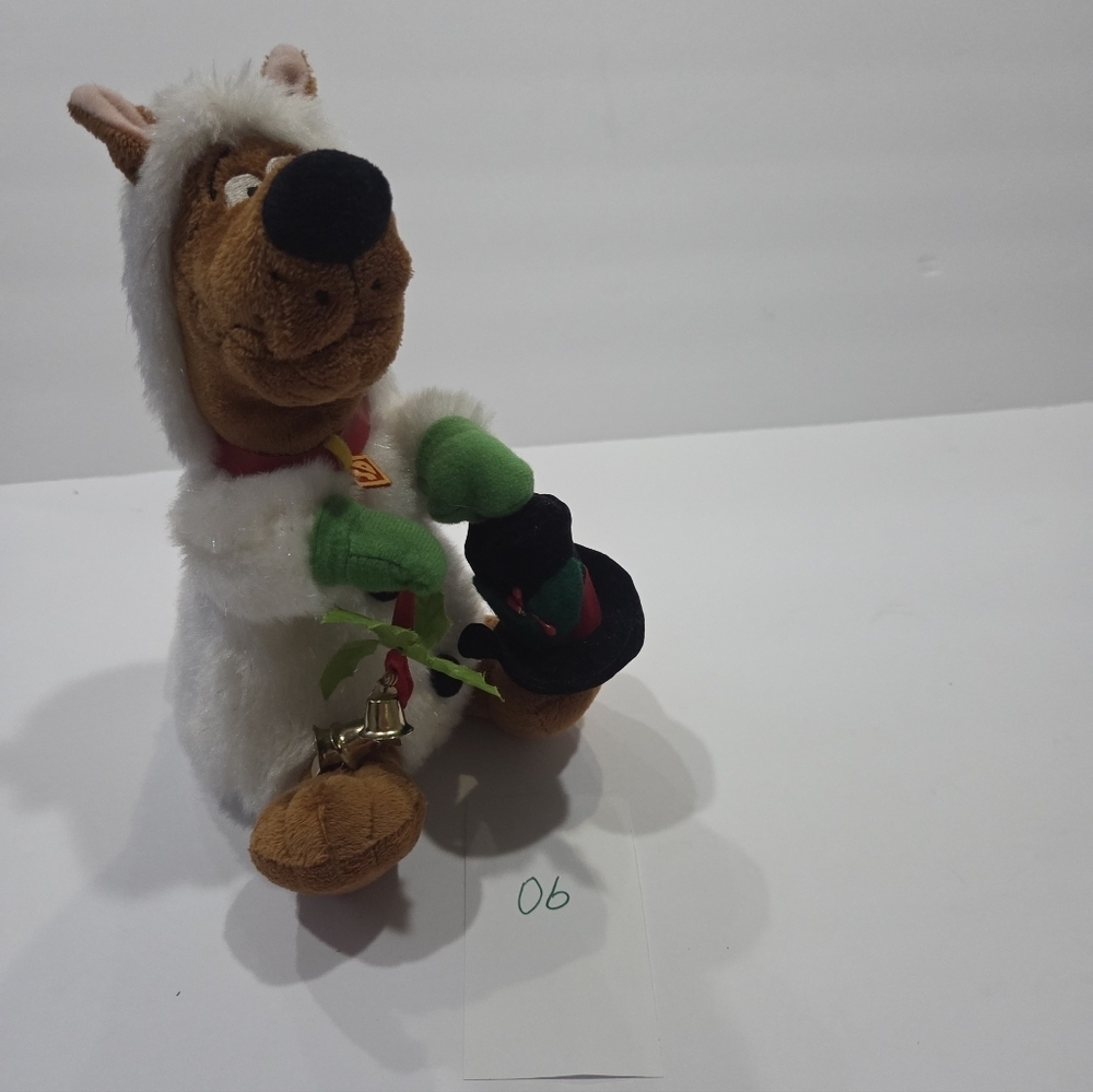 Vintage Gemmy Scooby Doo Singing Plush Dog Christmas - Picture 7 of 8